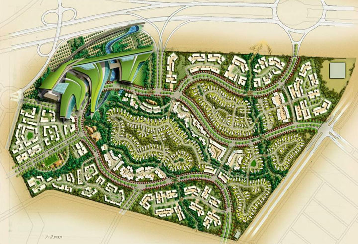 Capital District Vision Masterplan, Abu Dhabi, 2008 