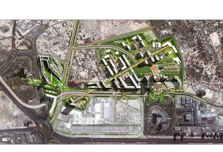 Zabeel Business District Vision Masterplan, Abu Dhabi, 2007 - 2008