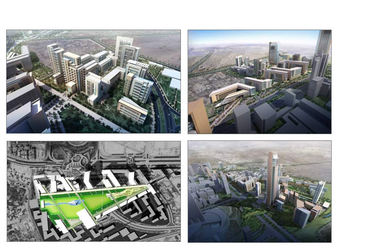 Zabeel Business District Vision Masterplan, Abu Dhabi, 2007 - 2008